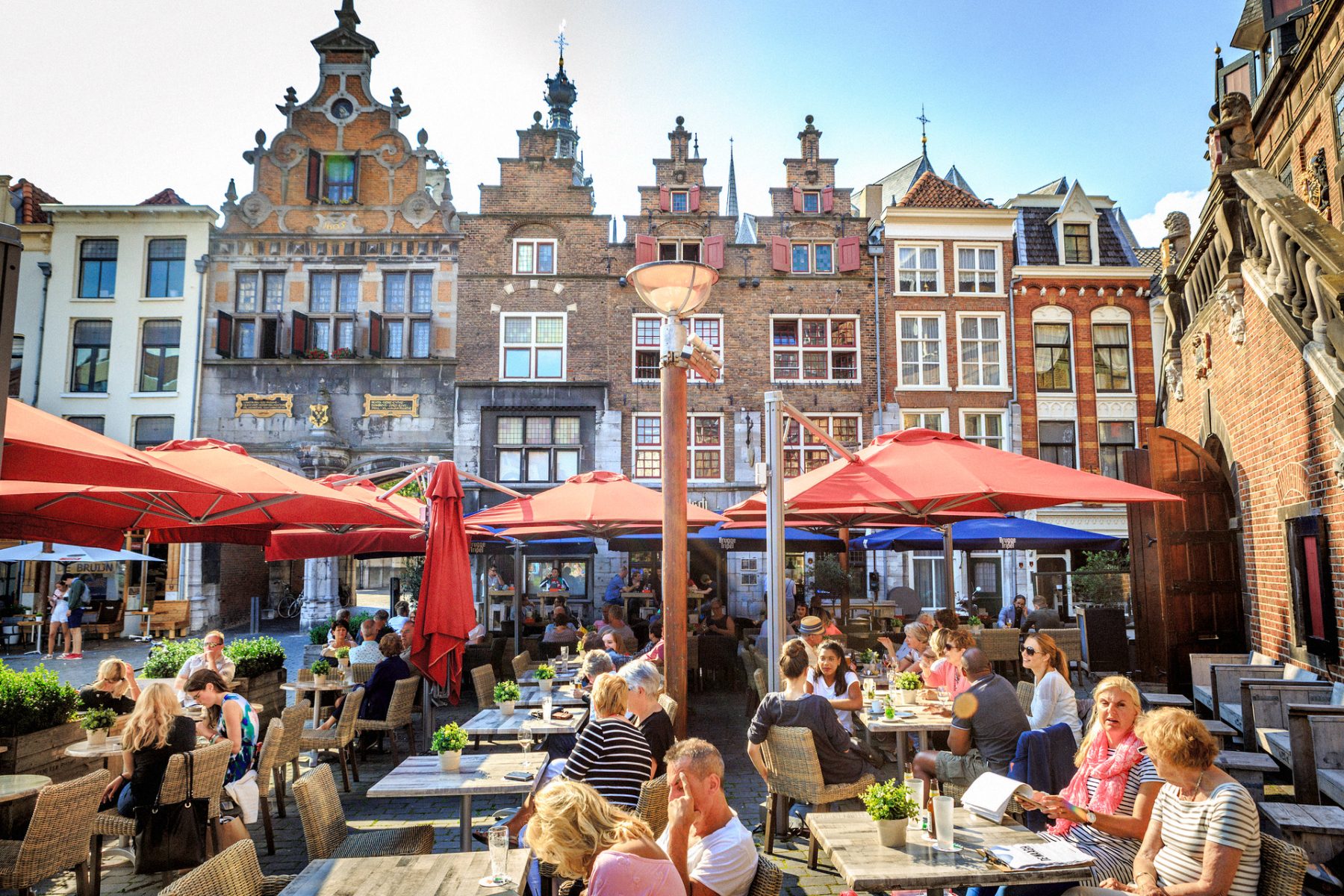 Nijmegen stad terras grote markt