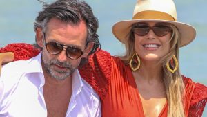 Thumbnail voor Sylvie Meis en man Niclas Castello wonen niet samen: 'Zien elkaar in het weekend en op vakantie'