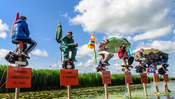 Paula, Niels en Han zitten al bijna 78 uur op een paal