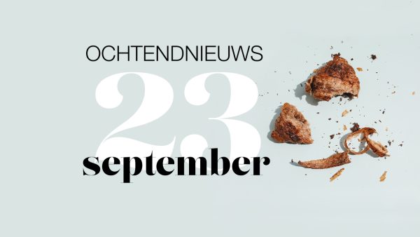 Het nieuws dat je moet en wil weten: vrijdag 23 september