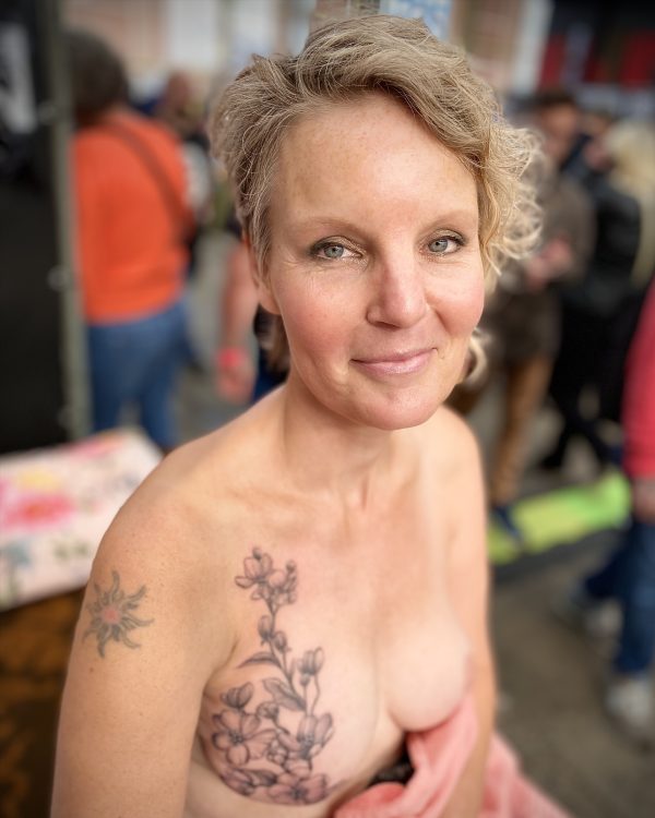 Joyce borstkanker tattoo