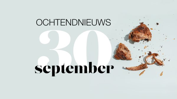 Dit is het ochtendnieuws van vrijdag 30 september