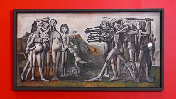 Activisten lijmen zich vast aan schilderij Picasso in Melbourne