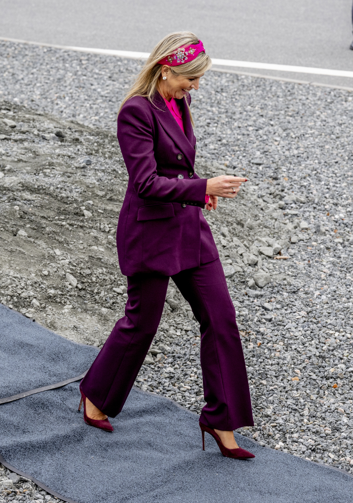 Maxima draagt dit Zara pak tijdens Zweeds staatsbezoek LINDA