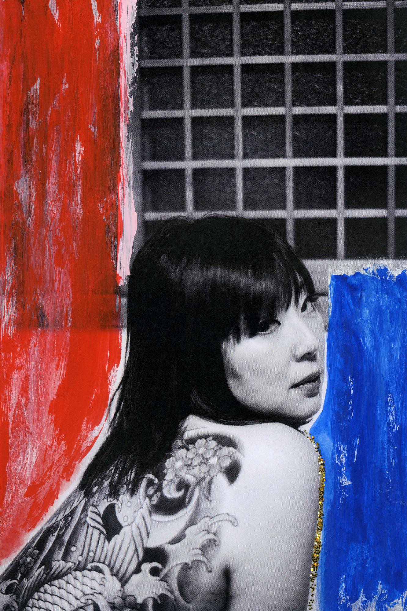 2016, Osaka.Yuko san. (Photograph with acrylic)