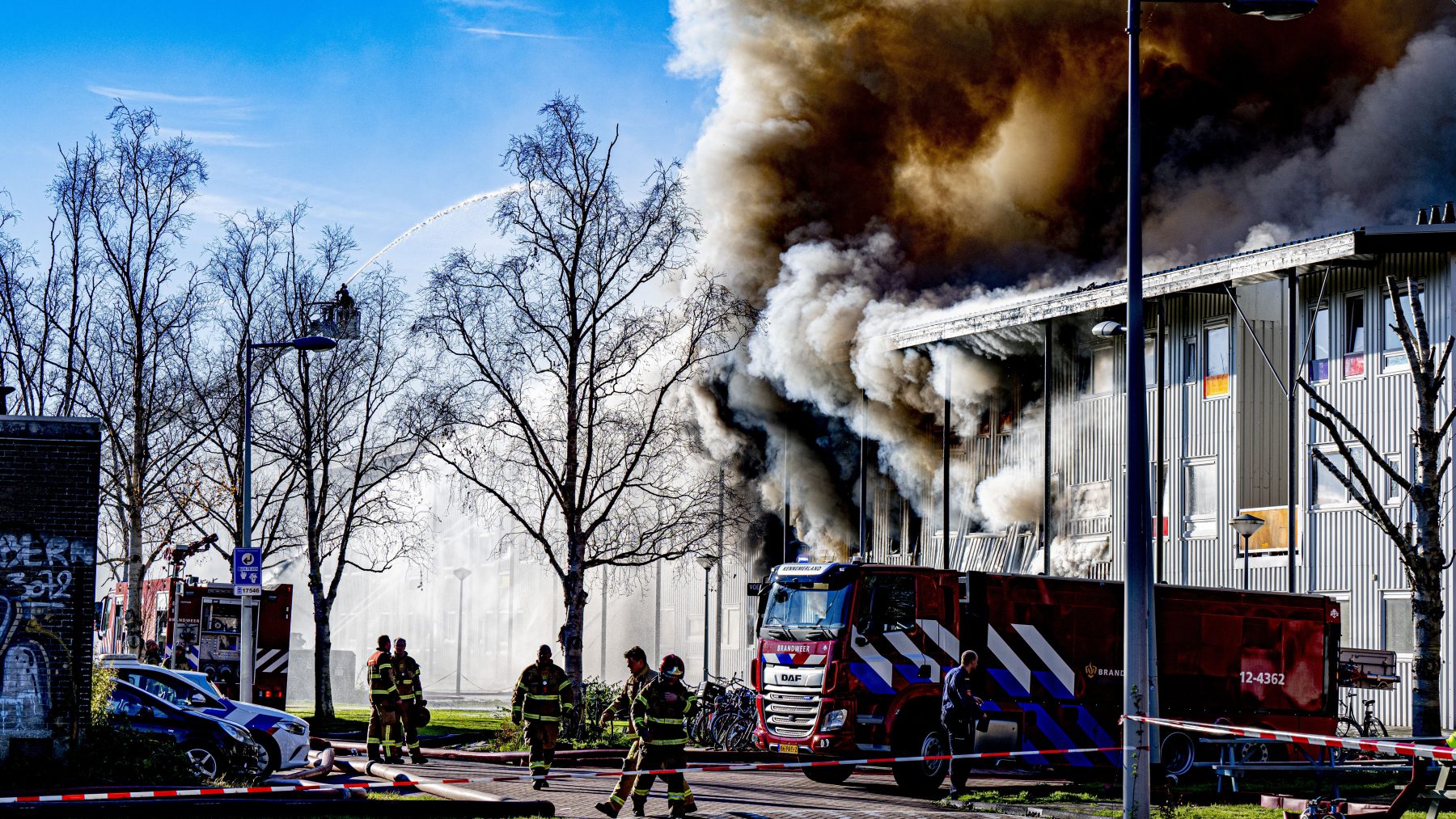 grote brand Amsterdam