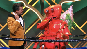 Thumbnail voor Dit koppel wordt ontmaskerd in 'The Masked Singer': 'We zijn gaan carpoolen'