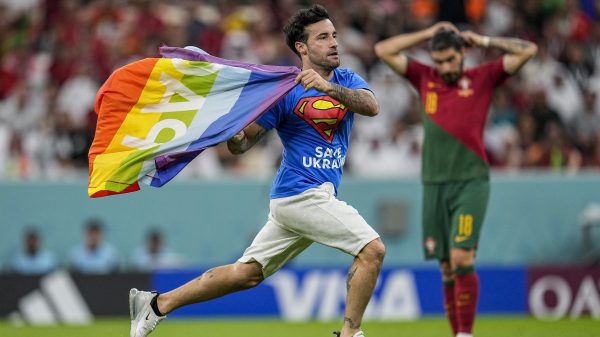 Regenboogvlag Portugal Uruguay WK Qatar