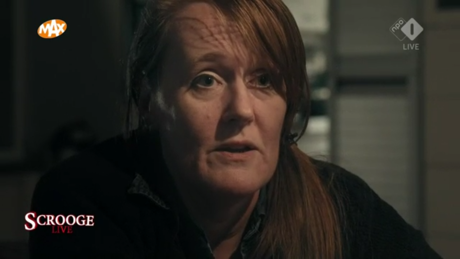 Kathlijn in 'Scrooge Live'