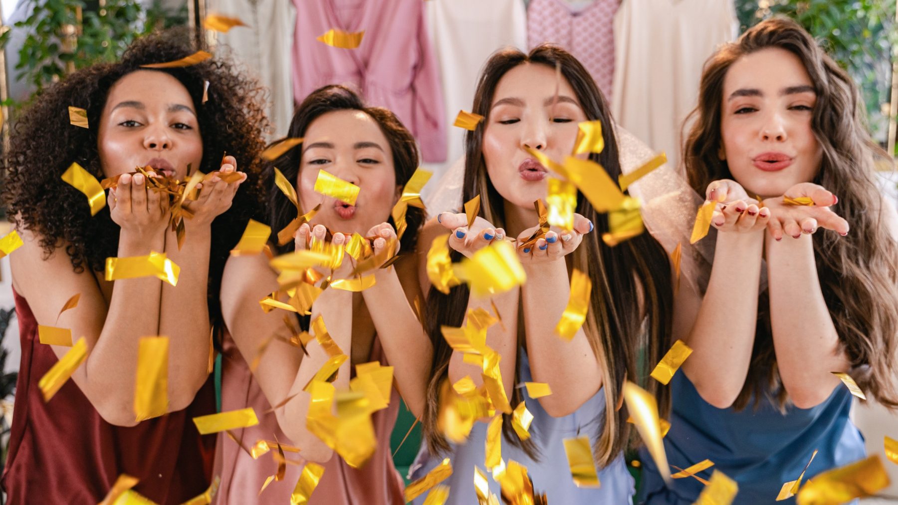 Feestelijke make-uplook