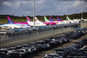 Thumbnail voor Vliegtuig met 180 passagiers krijgt klapband tijdens landing in Eindhoven