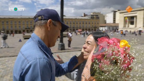 Eline met Roberto in 'Spoorloos'