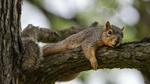 Thumbnail voor Eekhoorn gaat er met sjaal vandoor in Deventer: 'Wil graag aangifte doen'