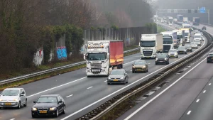 Thumbnail voor Snelweg vol smurrie: A67 bezaaid met 10 ton slachtafval nadat vrachtwagen lading verliest