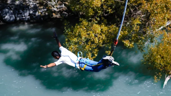 Chinese toerist bungee-ongeluk