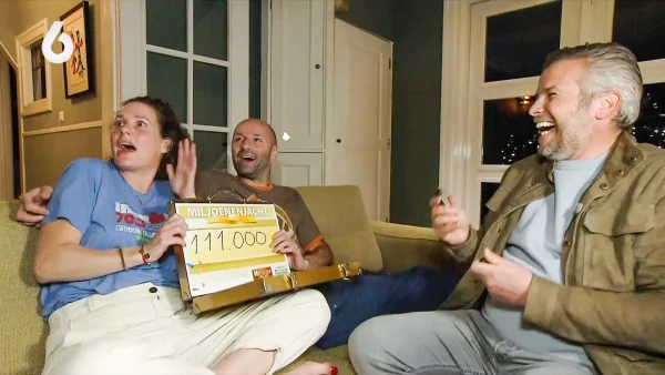 Winston verrast laatste thuiswinnaars van seizoen in 'Miljoenenjacht': 'Dit komt heel goed uit!'