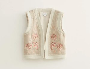 gilet bloemen