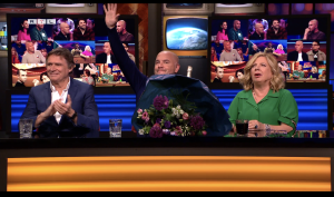 Jeroen van Koningsbrugge is in 'Beste Kijkers' voor duizendste keer teamcaptain: 'Bloemen en champagne!'