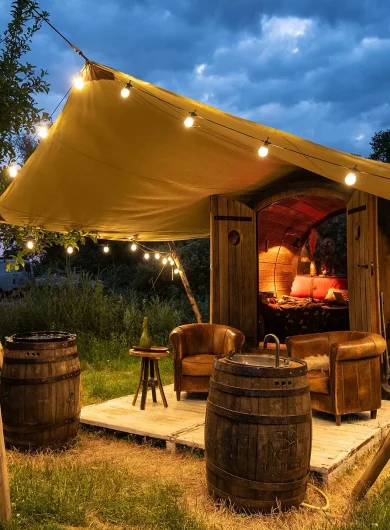 kleinste tiny house tussen de dieren