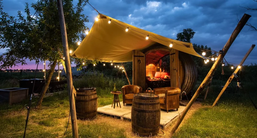 kleinste tiny house tussen de dieren