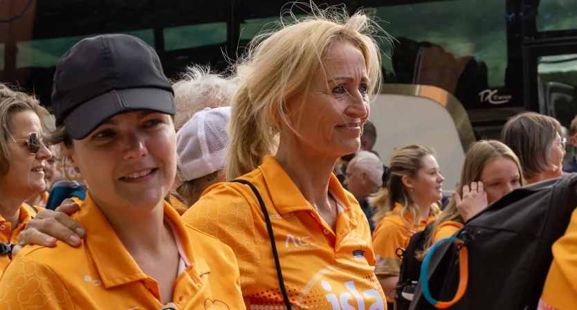 Natasja Froger beklimt Mont Ventoux tegen ALS voor vriendin Monique