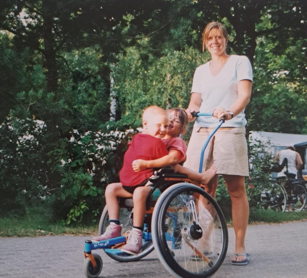 Dewi spierziekte lopen rolstoel