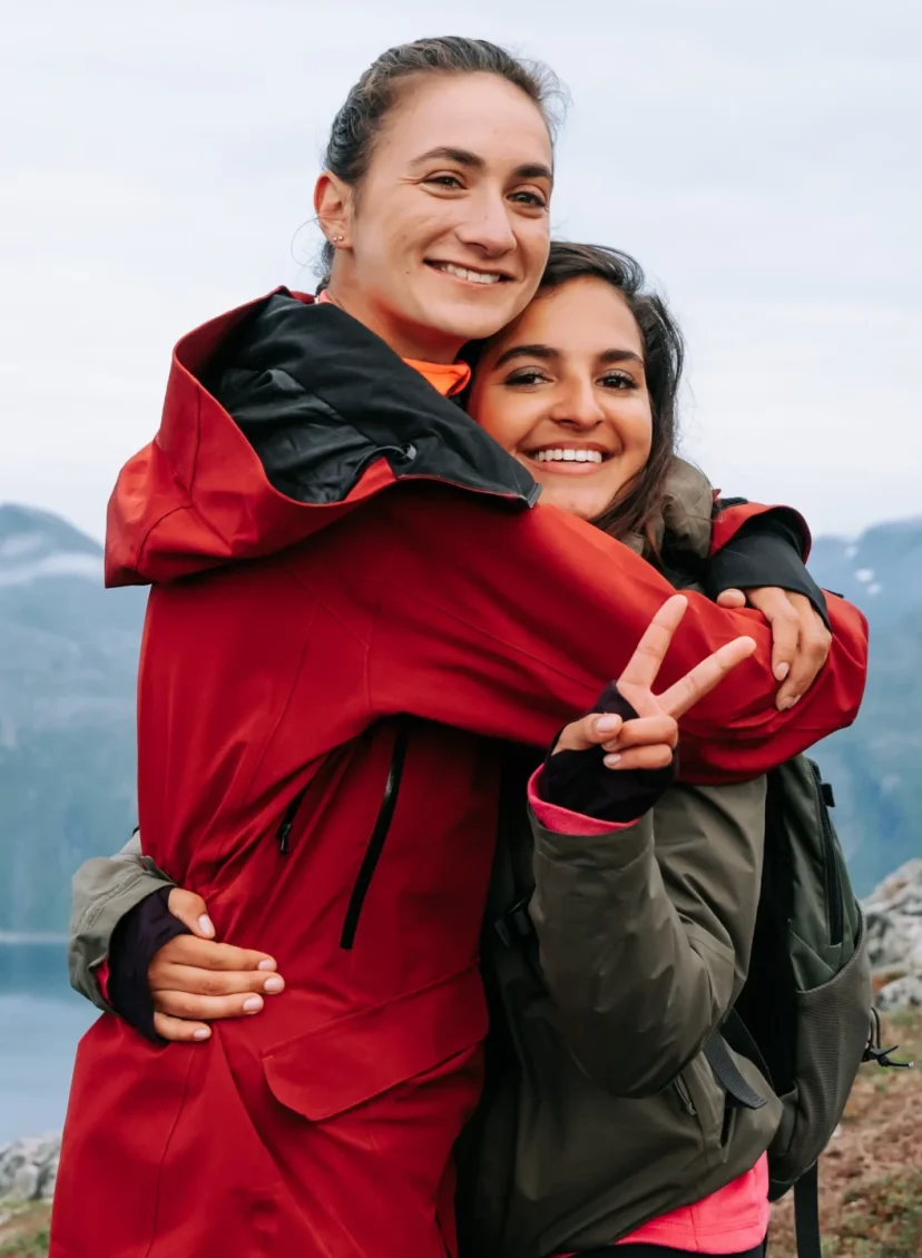 Jaimy Vanenburg met zusje Phillis