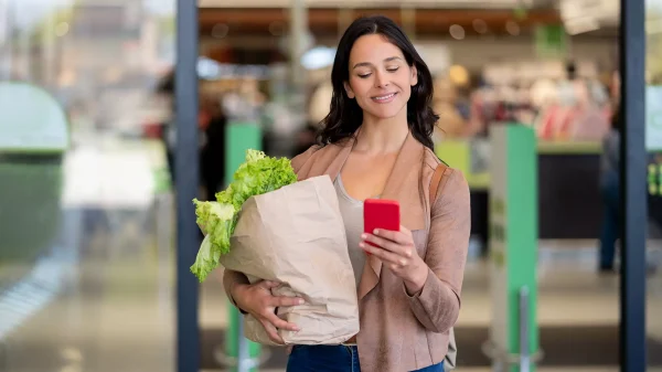 Boodschappen doen met een app