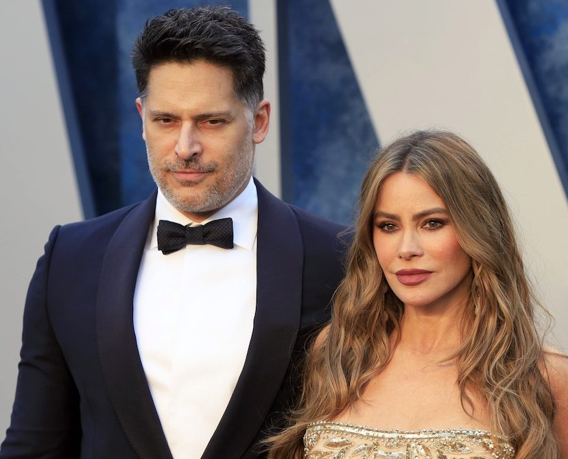 Joe Manganiello (links) en Sofía Vergara (rechts)