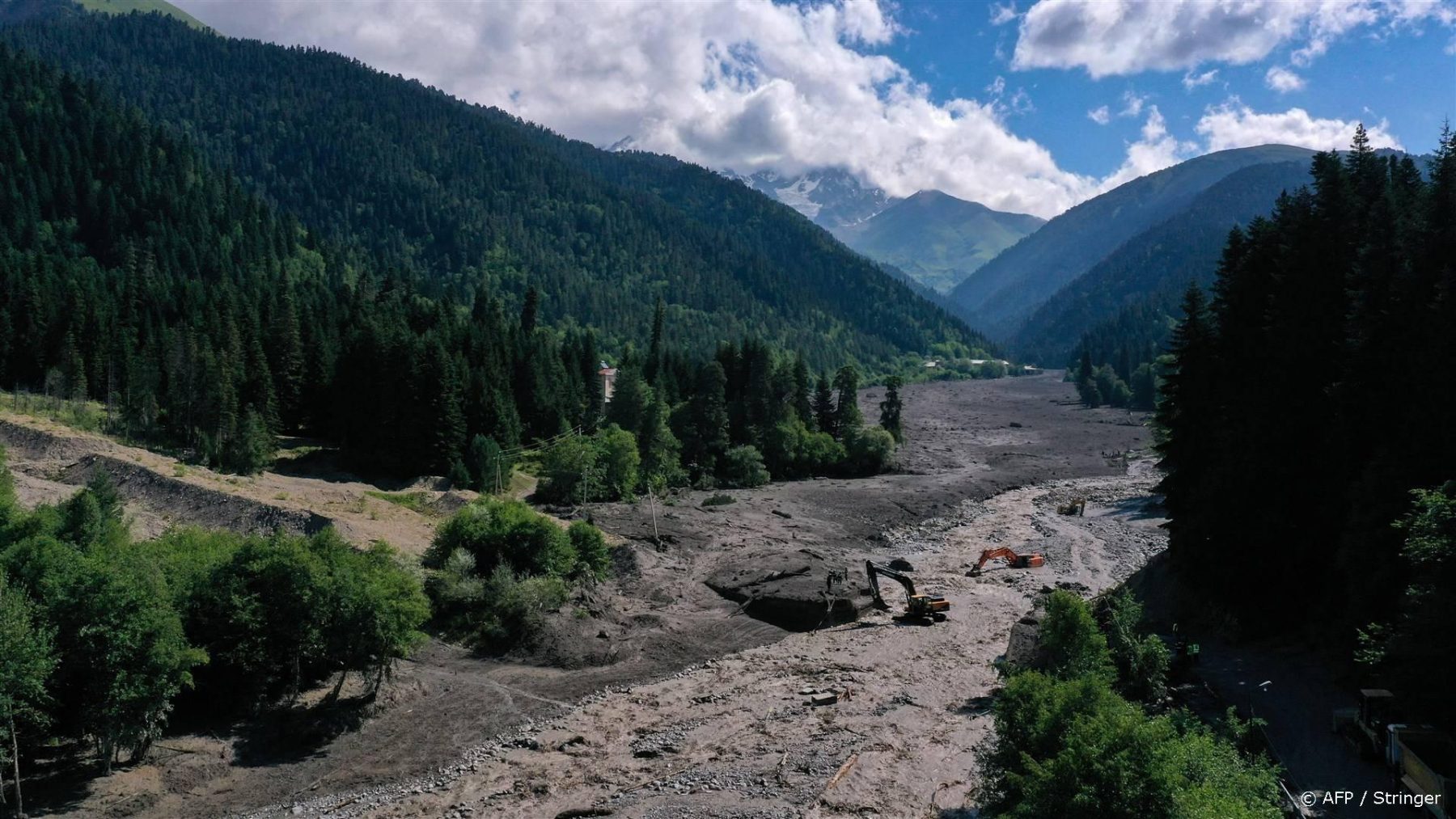 Aardverschuiving Georgië