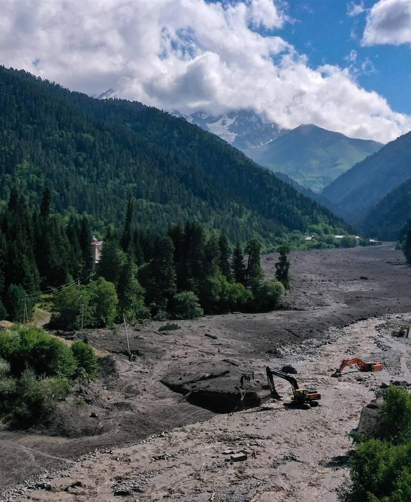 Aardverschuiving Georgië