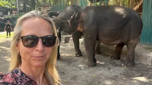 Thumbnail voor Floortje Dessing over dieren in toeristenindustrie: 'Olifanten waarmee je op de foto kan, zijn afgeranseld'