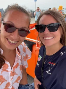 Isabel bij de Formule 1 in Zandvoort