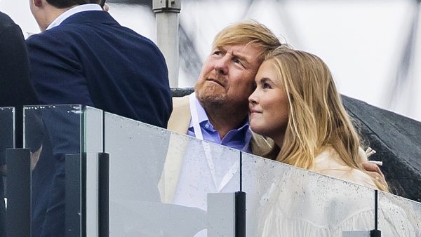 Amalia en Willem-Alexander bij de Formule 1