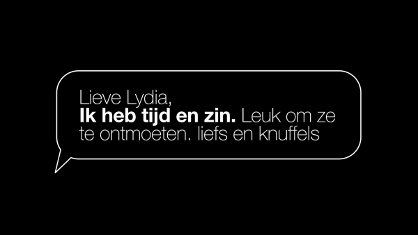 Het laatste appje van Lydia's moeder