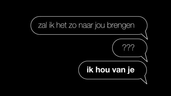 Het laatste appje van Zoe: Zal ik het zo naar jou brengen??? Ik hou van je