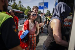 Thumbnail voor Carice van Houten opnieuw aangehouden bij blokkade snelweg A12