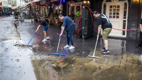 Wateroverlast in Zuid-Limburg