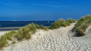 Foto van het strand in Vlieland