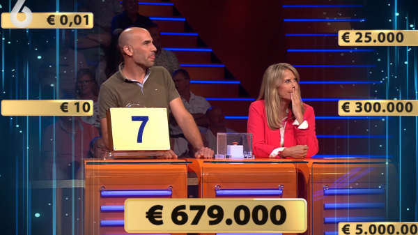 Finale 'Miljoenenjacht' is bloedstollend spannend doordat Ivo maar door blijft spelen: 'Nu stoppen, dit is bizar'