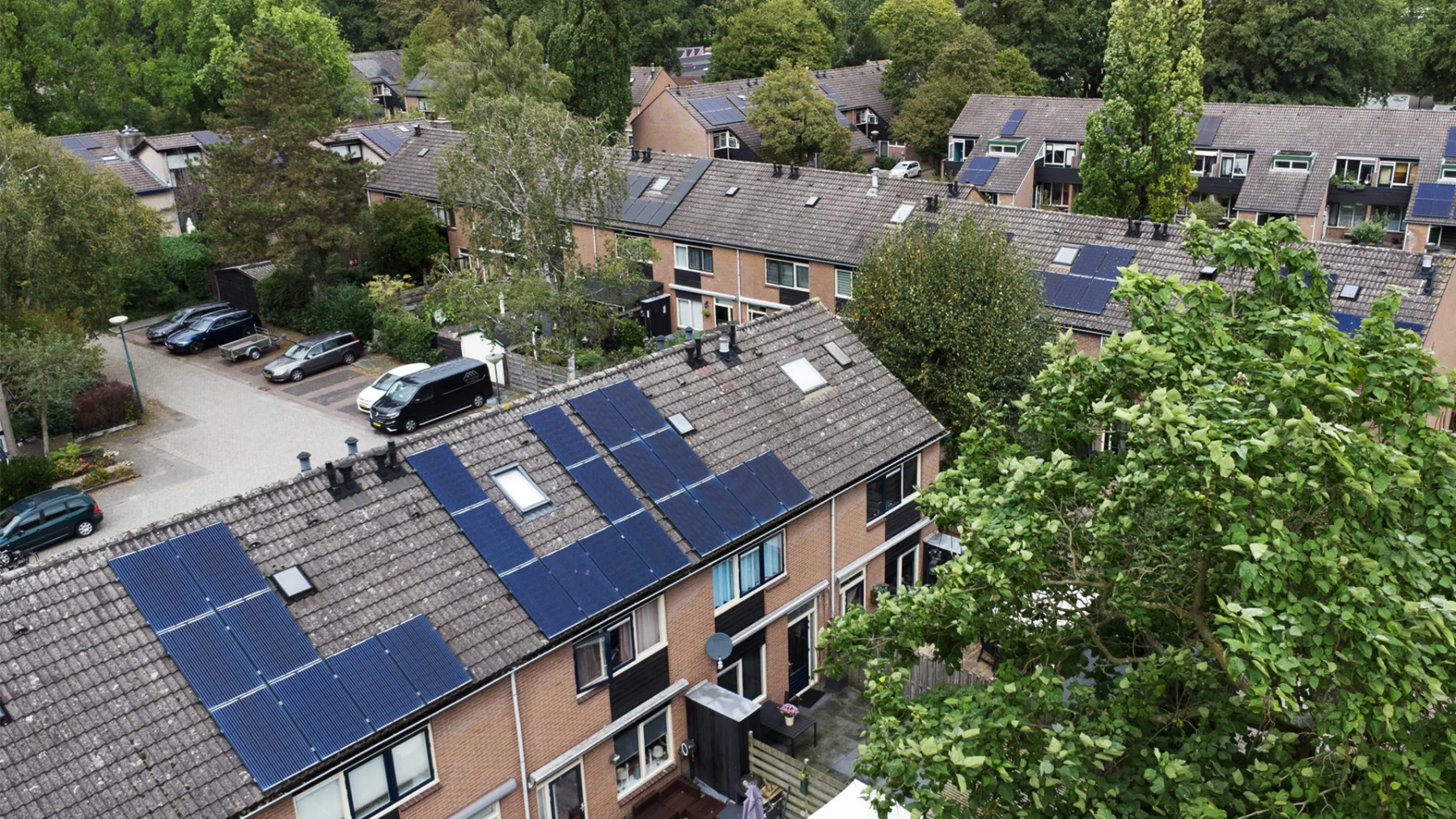 zonnepanelen op dak in Doorn