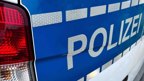 Close-up van voertuig Duitse politie