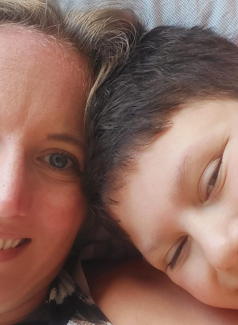 moeder patricia met zoon marciano