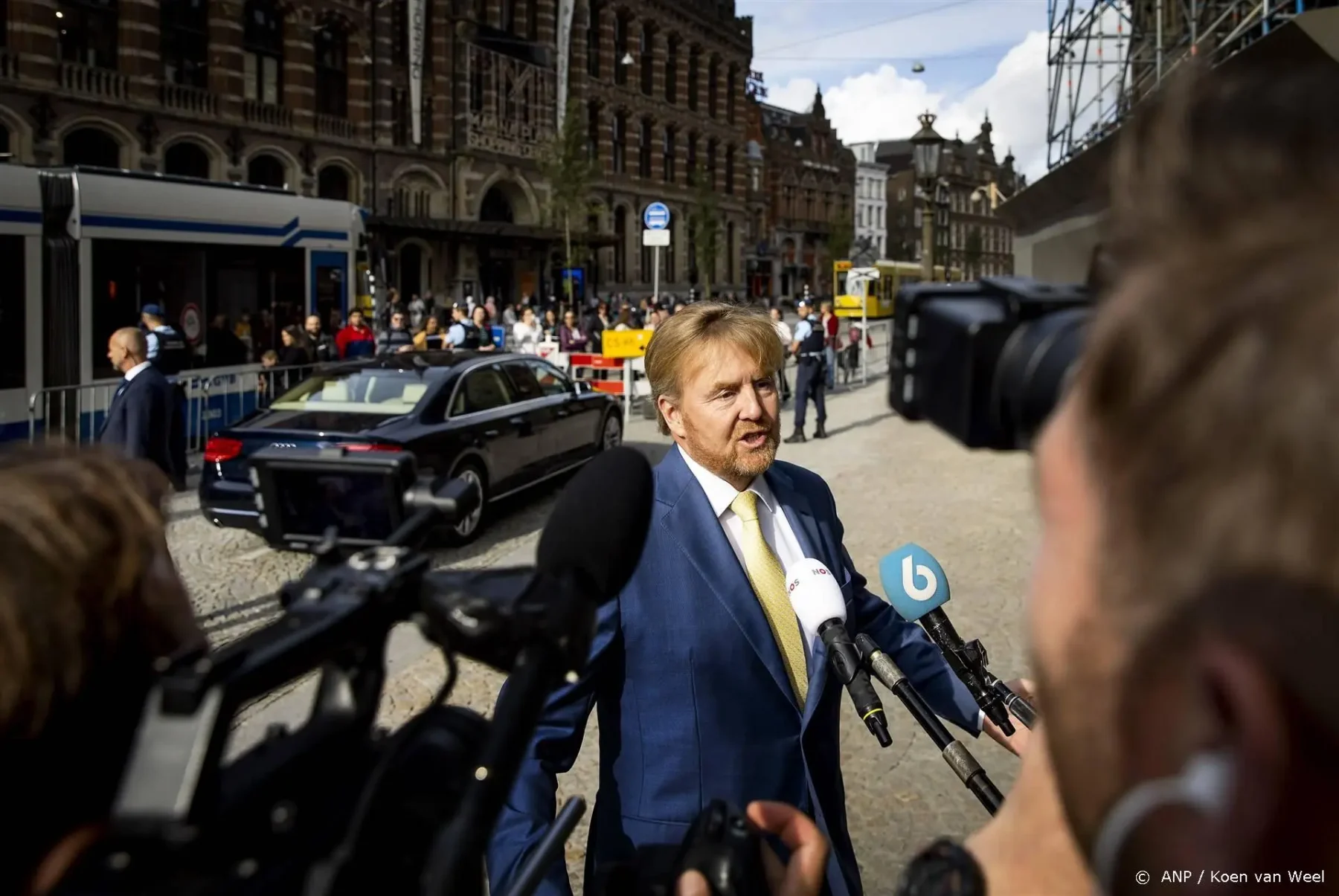 Willem-Alexander geeft een interview