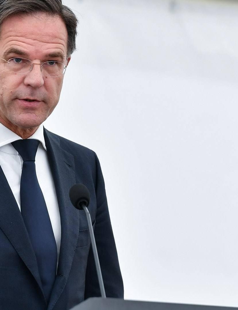 Portret van Mark Rutte