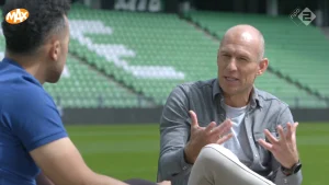 Thumbnail voor Arjen Robben in 'Sterren op het Doek' over jeugdliefde Bernadien: ‘Onze relatie is mijn grootste trots'