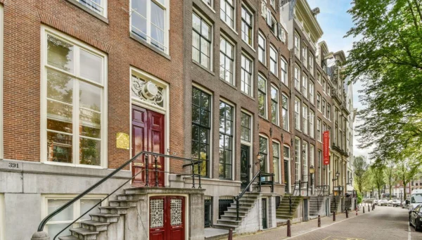 Huis aan de keizersgracht in Amsterdam