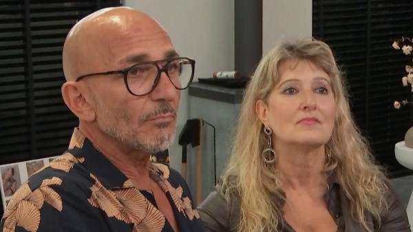 Screenshot van Laura en Rolando in Lang Leve de Liefde