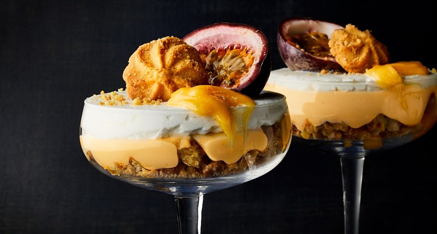 Je favoriete cocktail als dessert? Het Pornstar Martini cheesecake-toetje wil je proeven