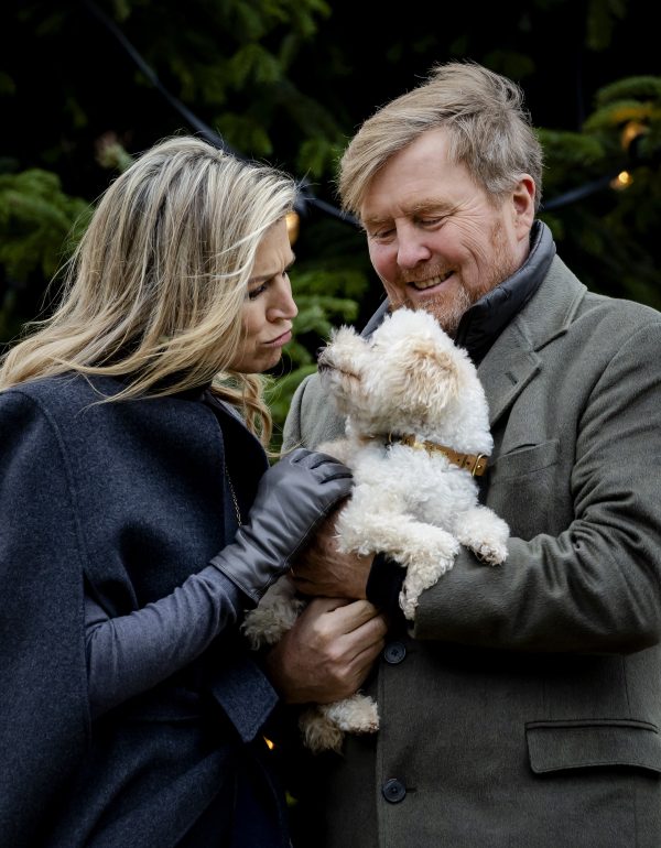 Winterfotosessie koninklijke familie